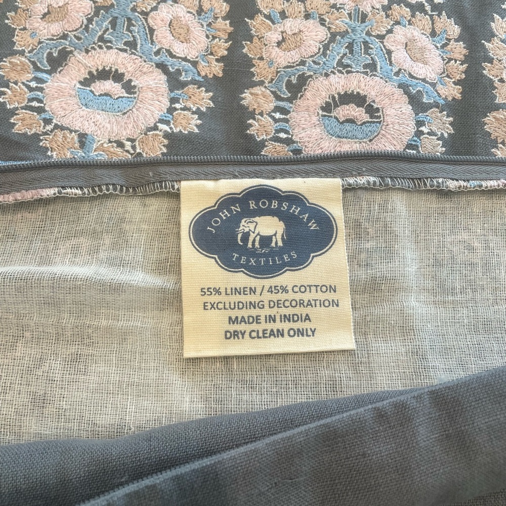 John Robshaw Textiles Linen Cotton Fabric